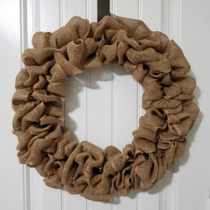 Natural Burlap Wreath - Soul of a Home